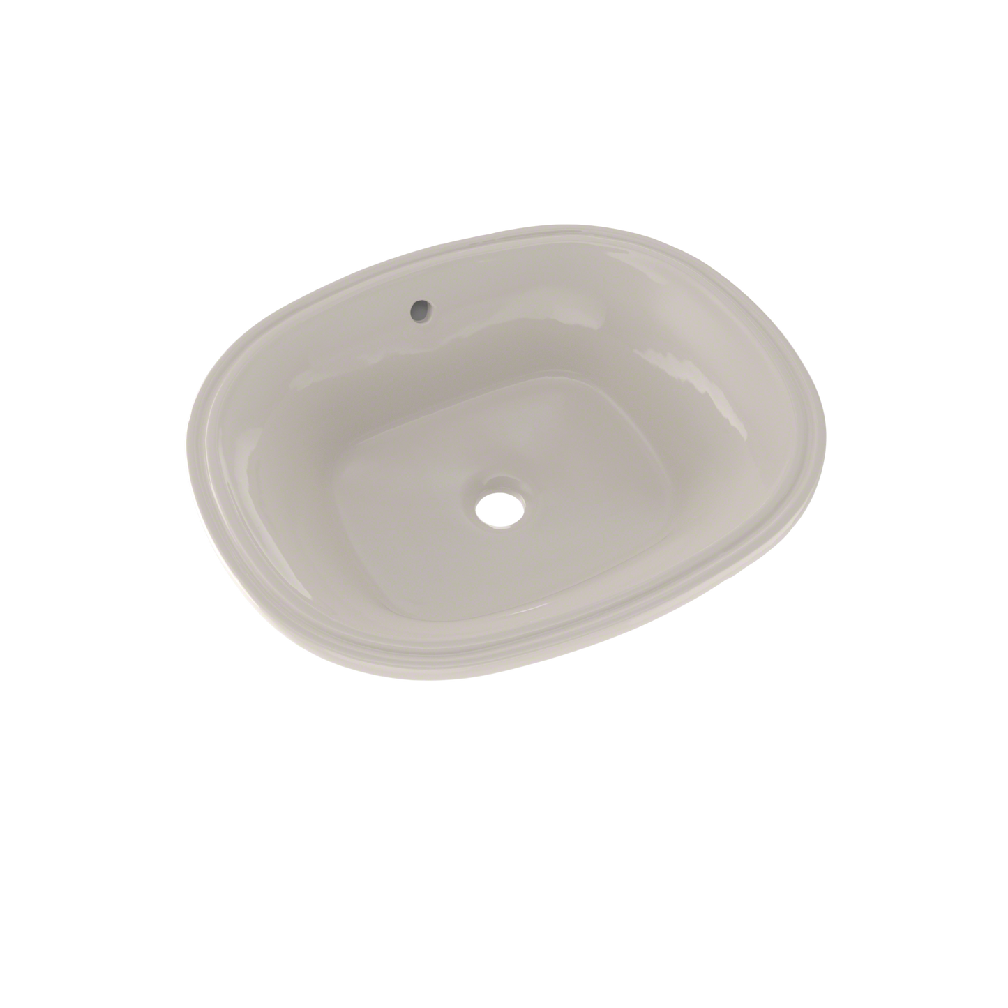 TOTO LT483G#12 Maris 17-5/8" x 14-9/16" Oval Undermount Bathroom Sink with CEFIONTECT , Sedona Beige