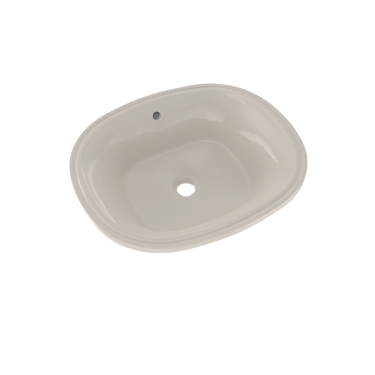 TOTO LT483G#12 Maris 17-5/8" x 14-9/16" Oval Undermount Bathroom Sink with CEFIONTECT , Sedona Beige