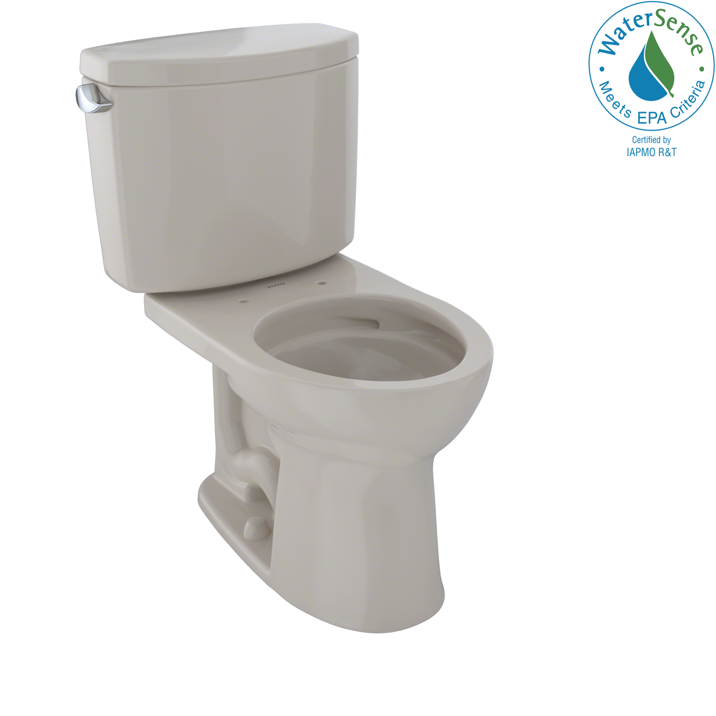 TOTO CST453CEFG#03 Drake II Two-Piece Round 1.28 GPF Universal Height Toilet with CEFIONTECT , Bone