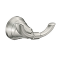 MOEN MY0303BN Halle  Double Robe Hook In Spot Resist Brushed Nickel