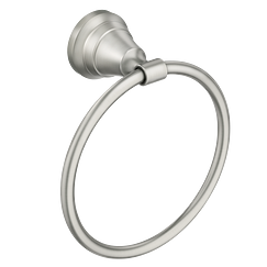 MOEN MY0386BN Halle  Towel Ring In Spot Resist Brushed Nickel