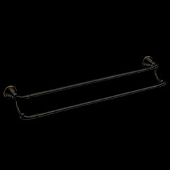 MOEN MY2722BRB Hilliard  24" Double Towel Bar In Mediterranean Bronze