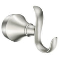 MOEN MY6203BN Hamden  Double Robe Hook In Spot Resist Brushed Nickel
