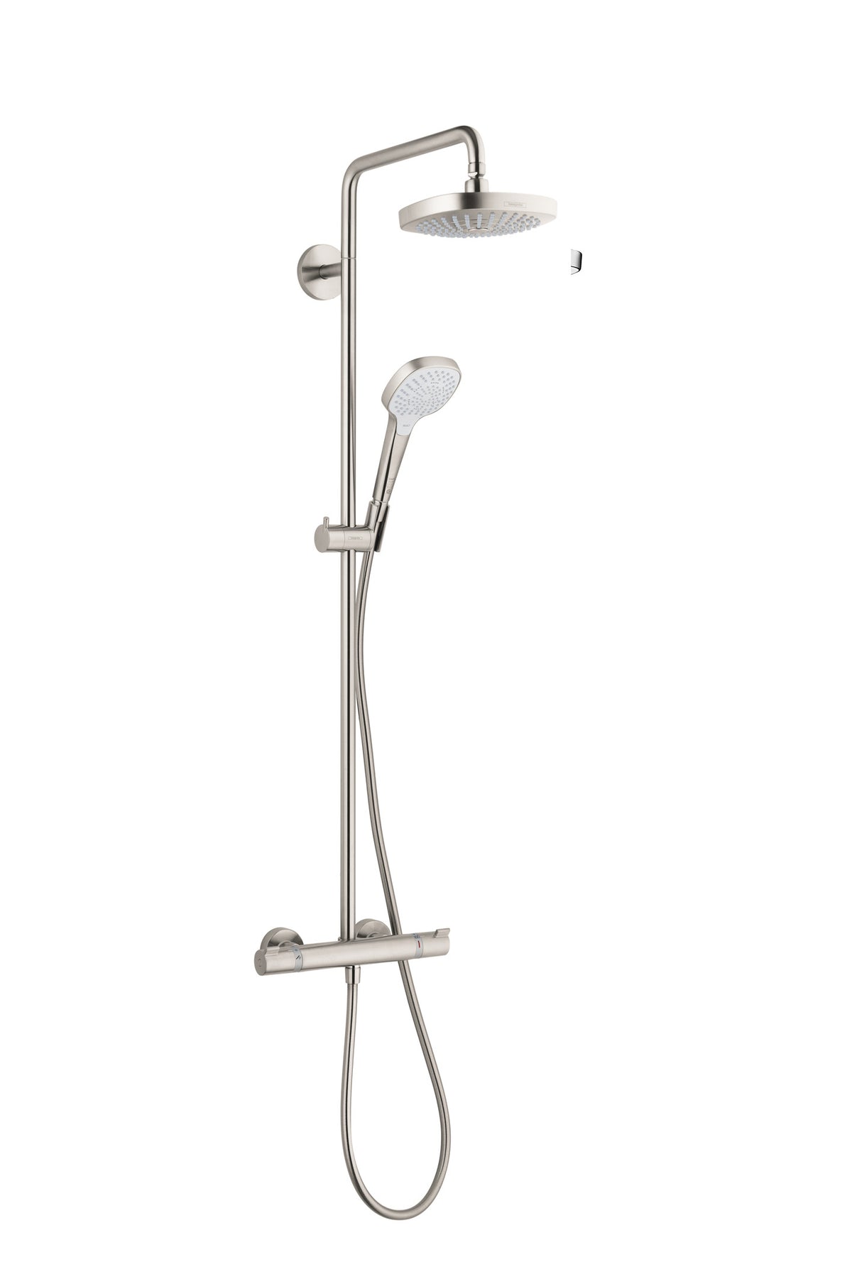 HANSGROHE 27257821 Croma Select E Showerpipe 180 2-Jet, 2.0 GPM - Brushed Nickel