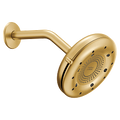 MOEN N400R0BG Quattro Four-Function 6-1/2" Diameter Spray Head Rainshower - Brushed Gold