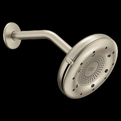 MOEN N400R0BN Quattro  Four-Function 6-1/2" Diameter Spray Head Rainshower In Brushed Nickel