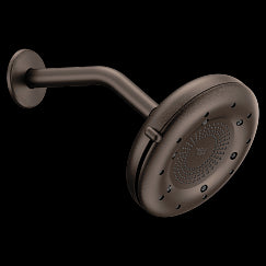 MOEN N400R0ORB Quattro  Four-Function 6-1/2" Diameter Spray Head Rainshower In Oil Rubbed Bronze