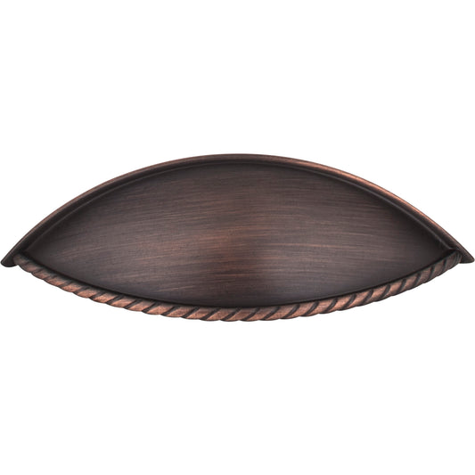 JEFFREY ALEXANDER 8237DBAC 96 mm Center-to-Center Brushed Oil Rubbed Bronze Lenoir Cabinet Cup Pull