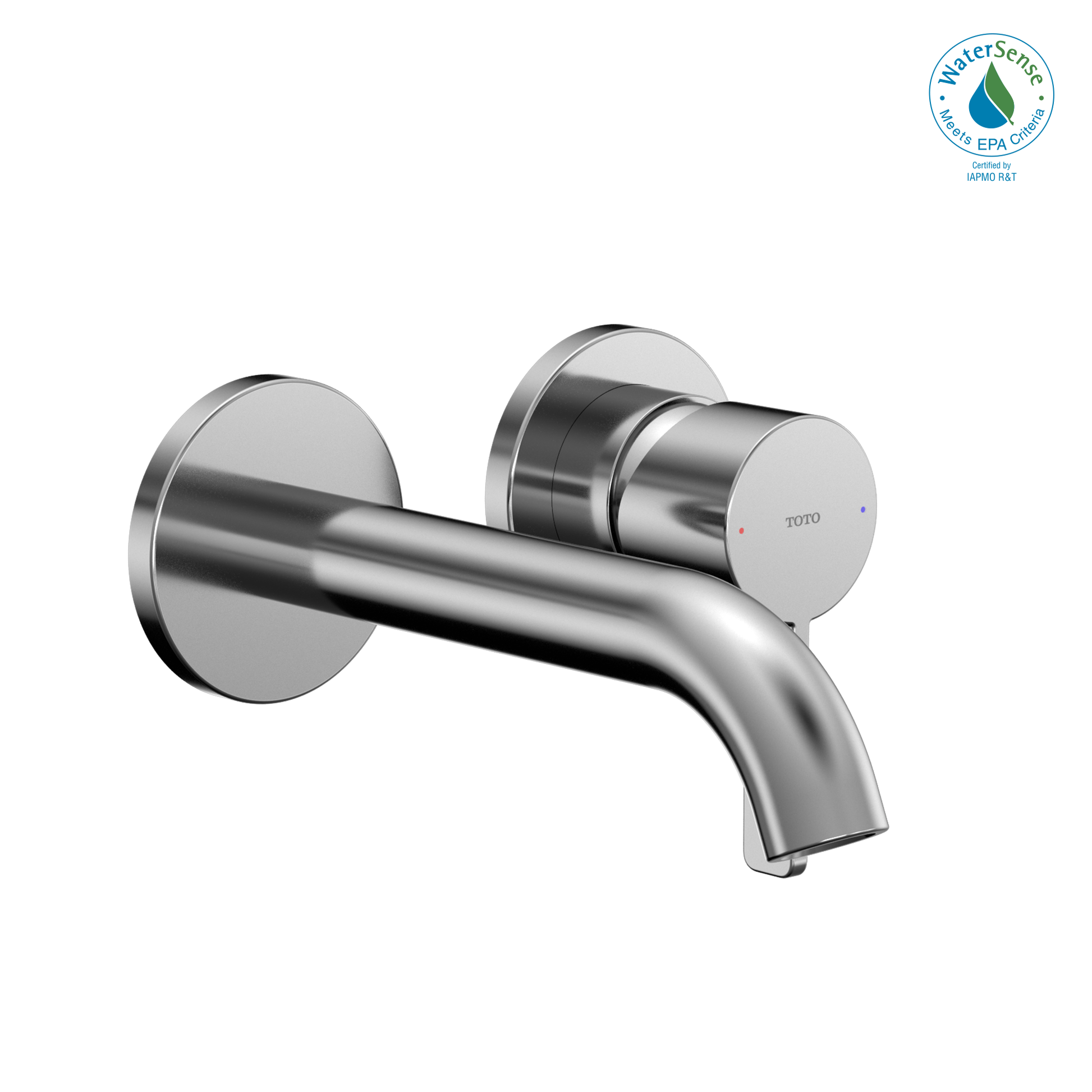 TOTO TLG11307U#CP GF 1.2 GPM Wall-Mount Single-Handle Bathroom Faucet with COMFORT GLIDE Technology , Polished Chrome