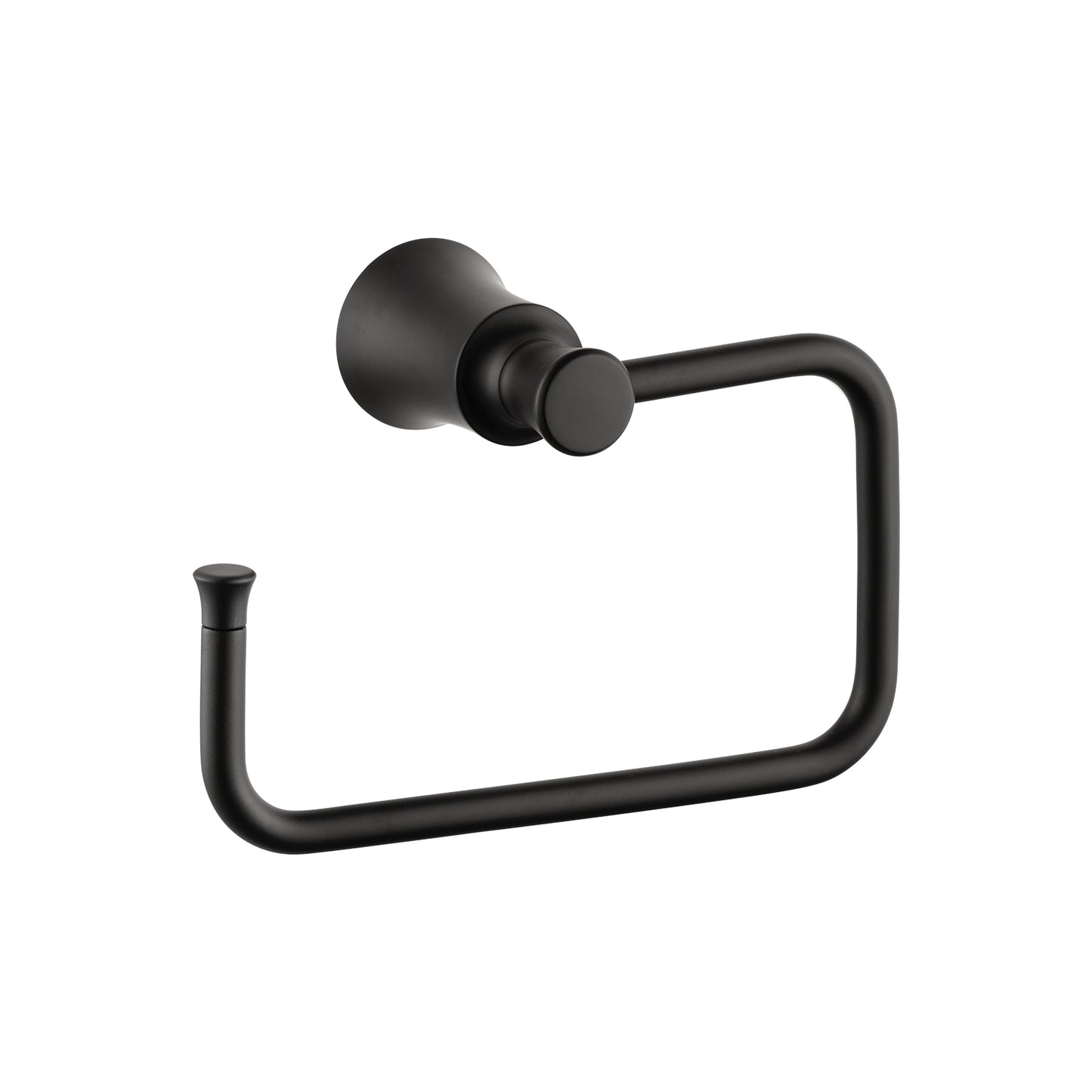 HANSGROHE 04786670 Matte Black Joleena Transitional Towel Ring