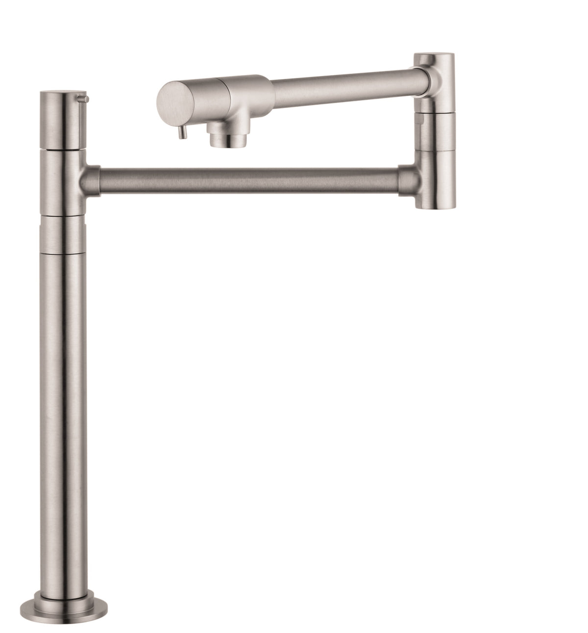 HANSGROHE 04058860 Talis S Pot Filler, Deck-Mounted in Stainless Steel Optic