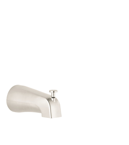 HANSGROHE 06501820 Brushed Nickel Commercial Modern Tub Spout