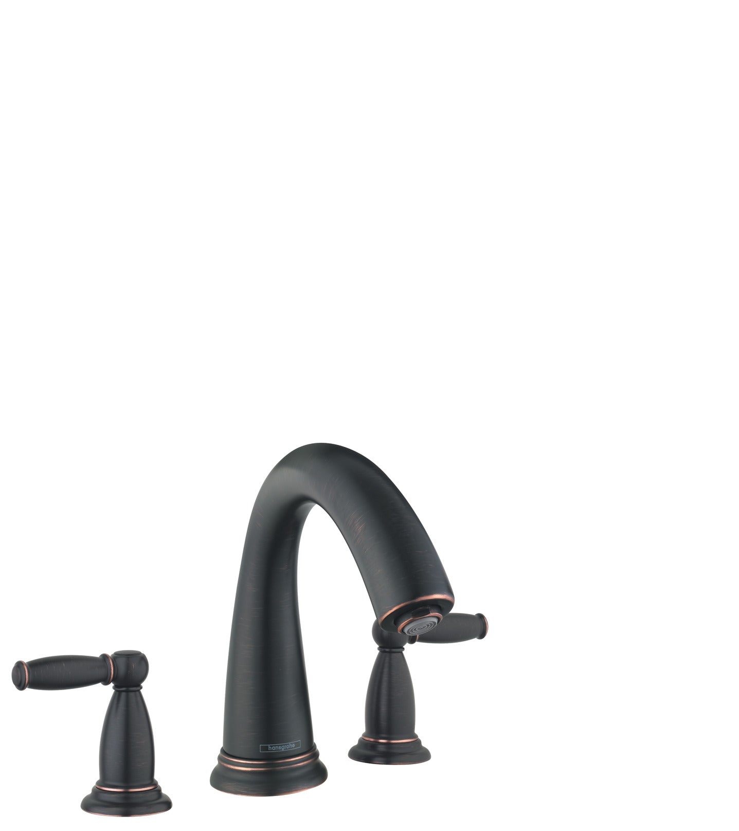 HANSGROHE 06120920 Swing C 3-Hole Roman Tub Set Trim with Lever Handles in Rubbed Bronze
