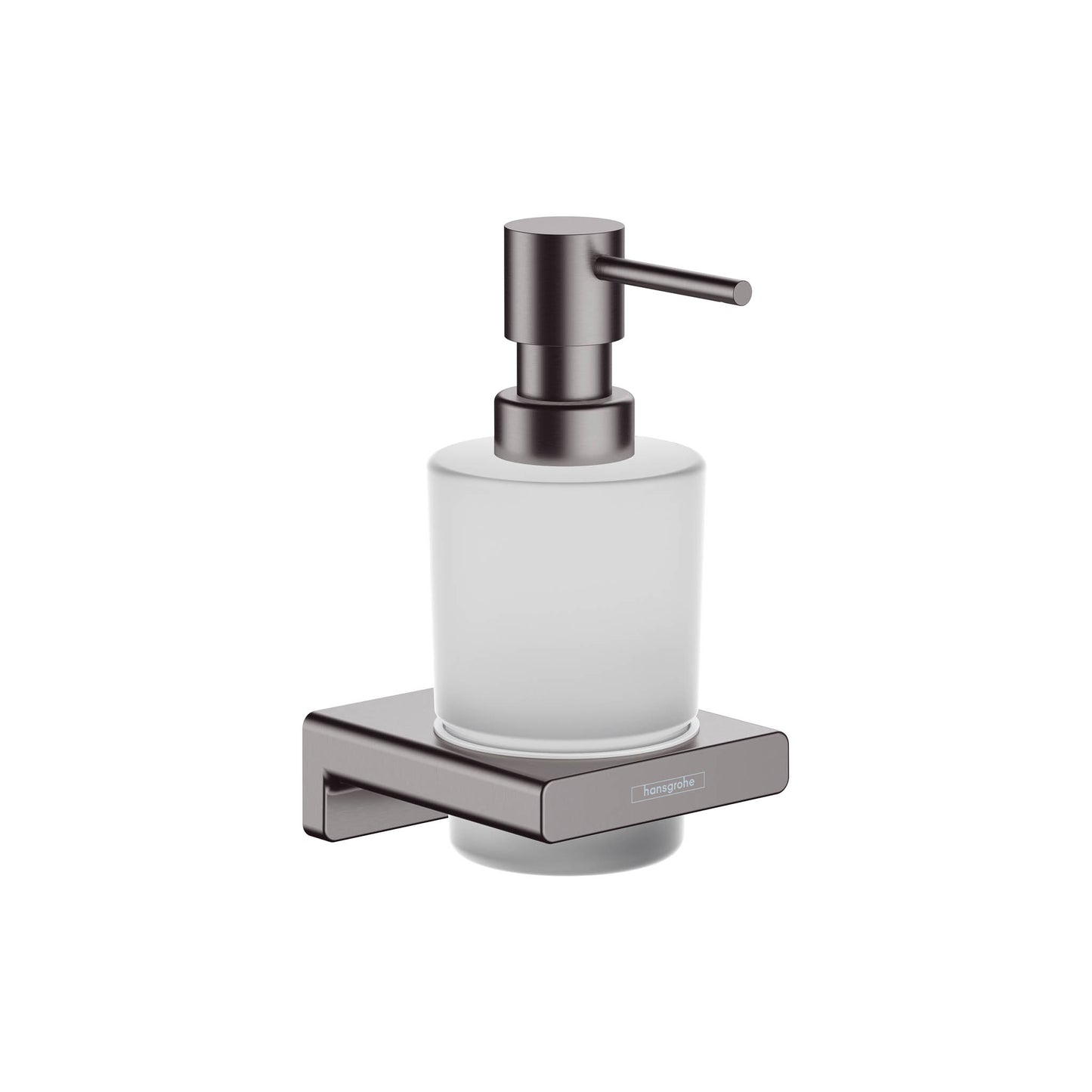 HANSGROHE 41745340 Brushed Black Chrome AddStoris Modern Soap Dispenser