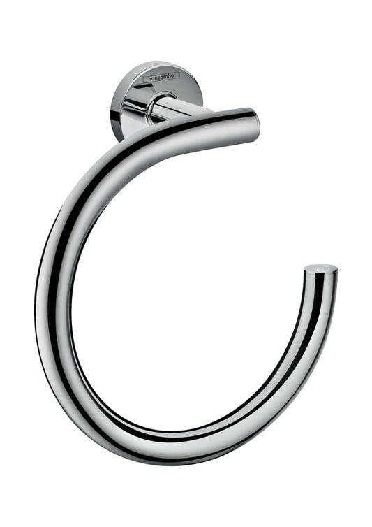 HANSGROHE 41724000 Chrome Logis Universal Modern Towel Ring