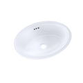 TOTO LT643#01 Dartmouth 17-1/4" x 12-7/8" Oval Undermount Bathroom Sink , Cotton White