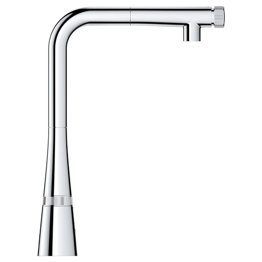 GROHE 31559002 Grohe Zedra Chrome SmartControl Pull-Out Single Spray Kitchen Faucet 1.75 GPM