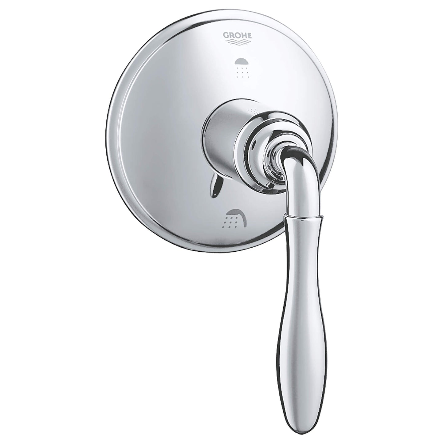 GROHE 19221000 Seabury Chrome 2-Way Diverter Trim