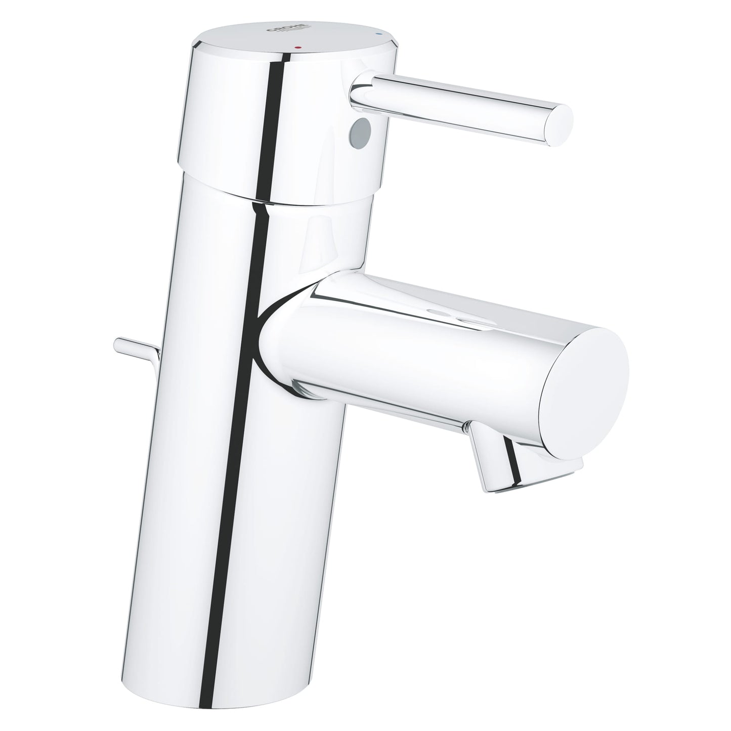 GROHE 3427000A Concetto Chrome Single Hole Single-Handle S-Size Bathroom Faucet 1.2 GPM