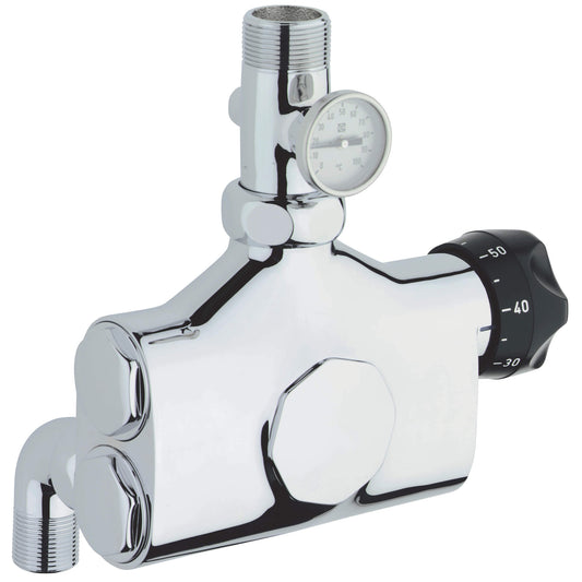 GROHE 12428000 Grohtherm Chrome Elbow Union