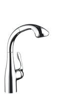 HANSGROHE 06461000 Allegro E SemiArc Kitchen Faucet, 2-Spray Pull-Out, 1.75 GPM in Chrome