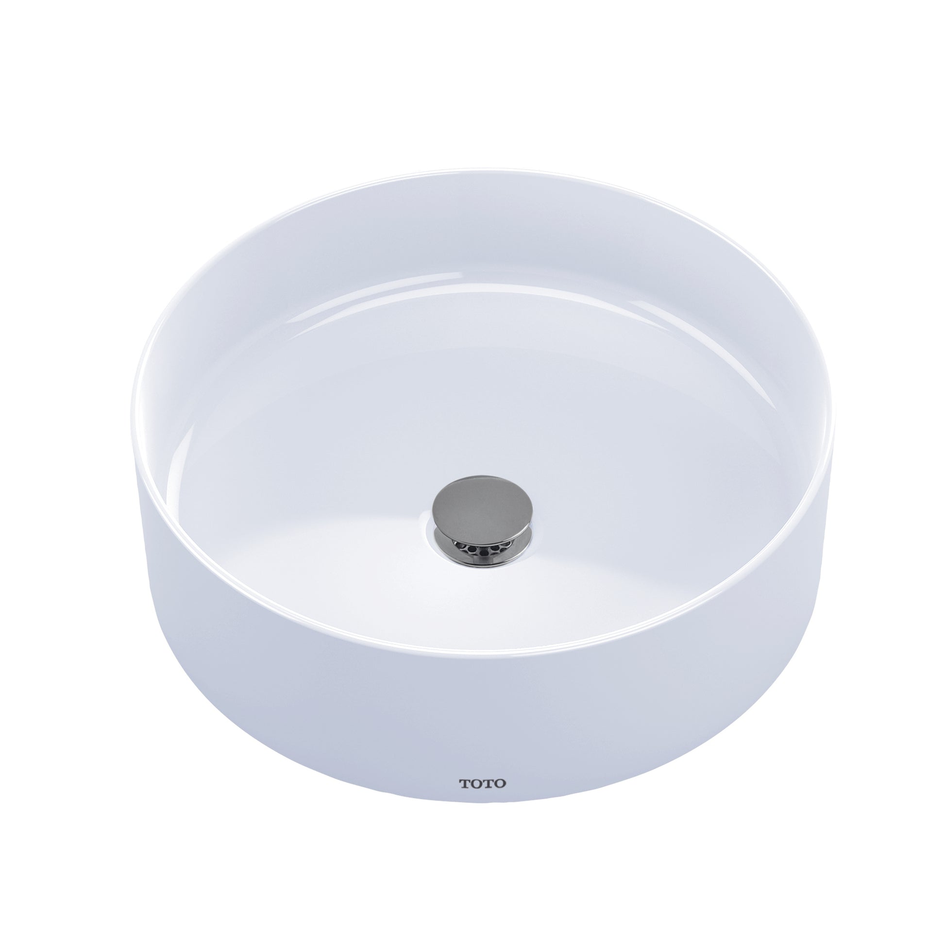 TOTO LT573#01 Arvina 16-9/16" Round Vessel Bathroom Sink , Cotton White