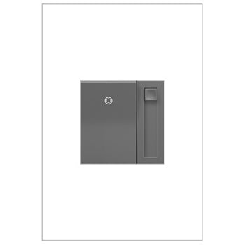 LEGRAND ADPD453LM2 ADORNE  450W CFL/LED Paddle Dimmer, Magnesium, with Microban