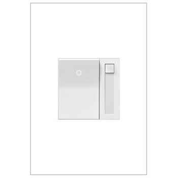 LEGRAND ADPD453LW2 ADORNE  450W CFL/LED Paddle Dimmer, White, with Microban