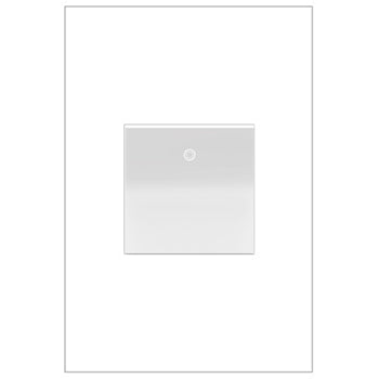 LEGRAND ASPD1532W277 ADORNE  277V Paddle Switch, White, with Microban