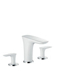 HANSGROHE 15440401 PuraVida 3-Hole Roman Tub Set Trim in White/Chrome
