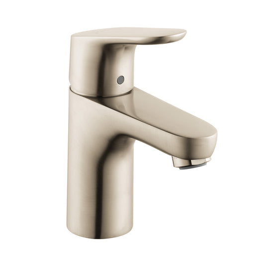 HANSGROHE 04371820 Brushed Nickel Focus Modern Single Hole Bathroom Faucet 1.2 GPM