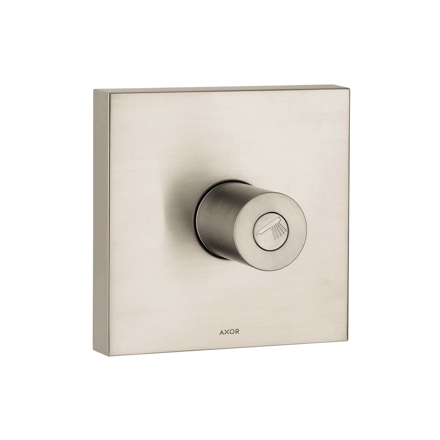 AXOR 10972821 Brushed Nickel ShowerSolutions Modern Volume Control Trim