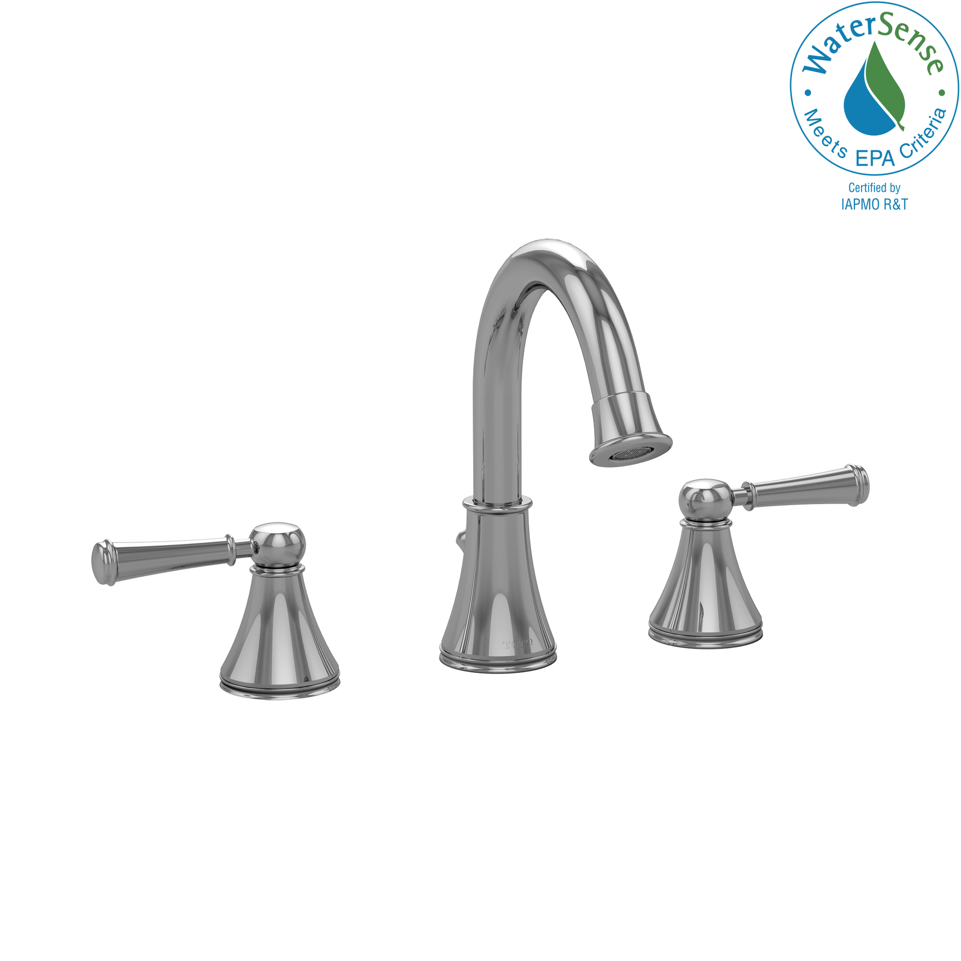 TOTO TL220DD1H12#CP Vivian Alta Two Handle Widespread 1.2 GPM Bathroom Sink Faucet , Polished Chrome