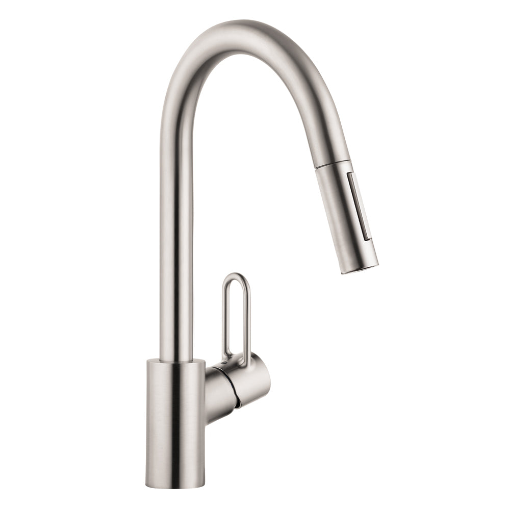 HANSGROHE 04701805 Stainless Steel Optic Talis Loop Kitchen Faucet 1.75 GPM