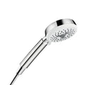 HANSGROHE 26833401 Crometta 100 Handshower 3-Jet, 1.75 GPM in White/Chrome