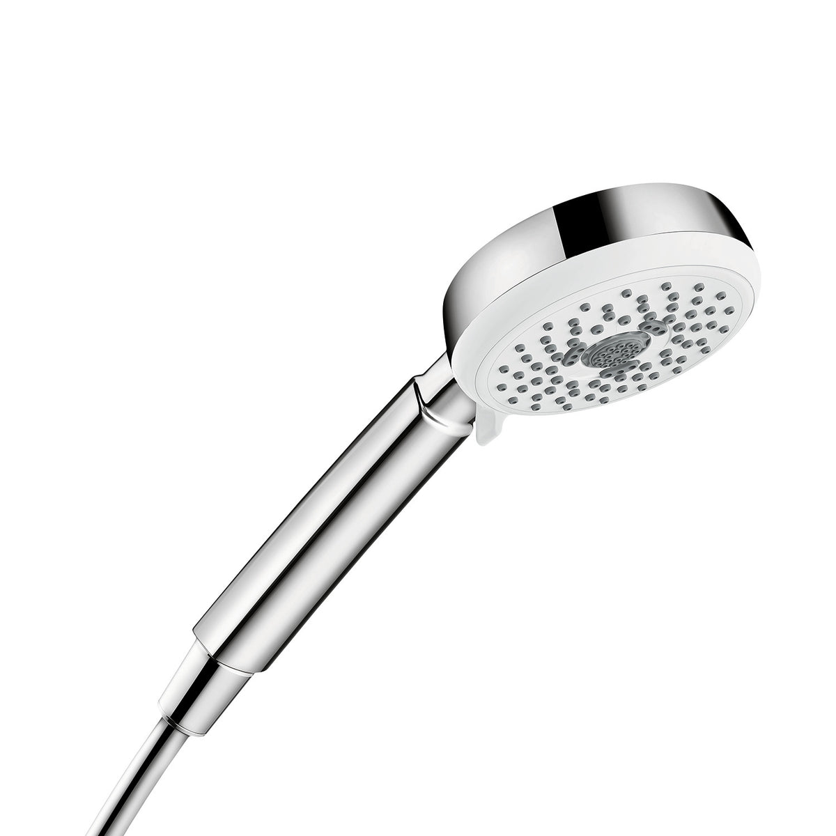 HANSGROHE 26833401 Crometta 100 Handshower 3-Jet, 1.75 GPM in White/Chrome