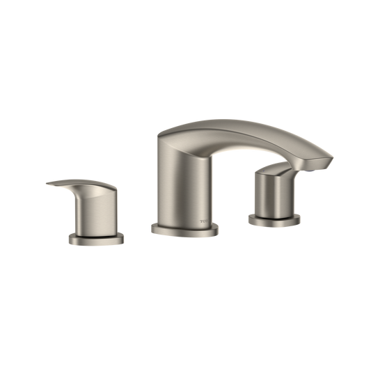 TOTO TBG09201U#BN GM Two-Handle Deck-Mount Roman Tub Filler Trim , Brushed Nickel