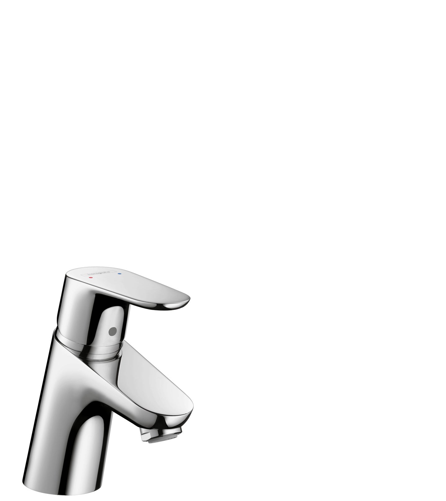 HANSGROHE 04510000 Chrome Focus Modern Single Hole Bathroom Faucet 1.2 GPM
