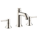 HANSGROHE 14113831 Talis C Widespread Faucet 100 with Pop-Up Drain, 1.2 GPM in Polished Nickel