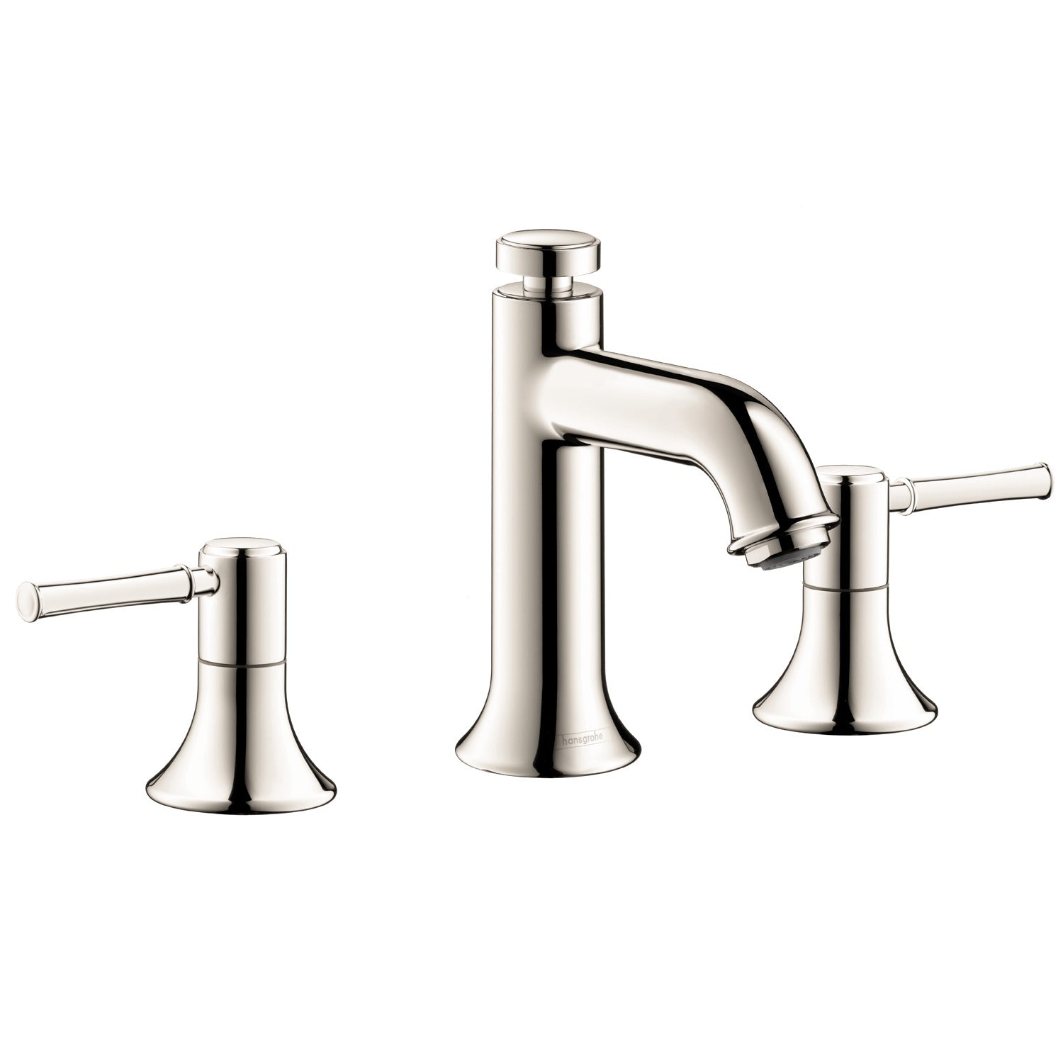 HANSGROHE 14113831 Talis C Widespread Faucet 100 with Pop-Up Drain, 1.2 GPM in Polished Nickel