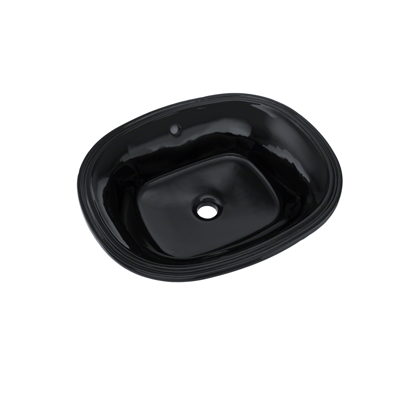 TOTO LT483#51 Maris 17-5/8" x 14-9/16" Oval Undermount Bathroom Sink , Ebony