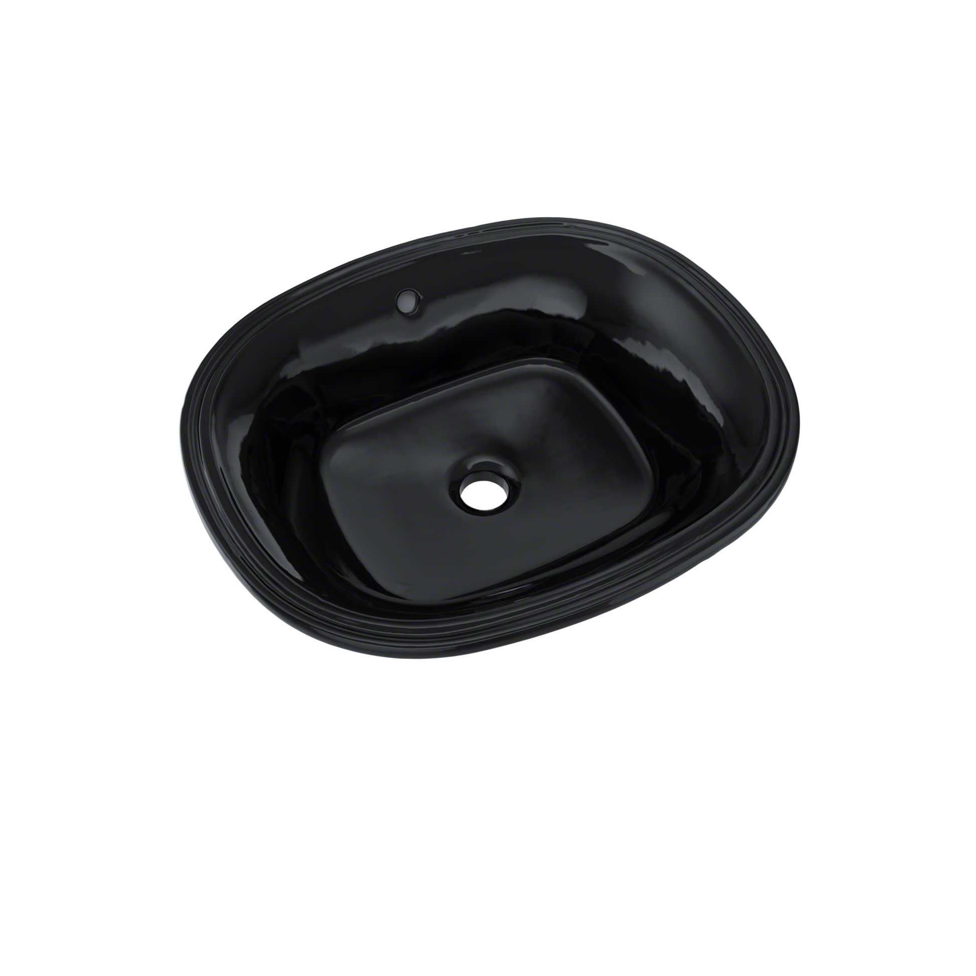 TOTO LT483#51 Maris 17-5/8" x 14-9/16" Oval Undermount Bathroom Sink , Ebony