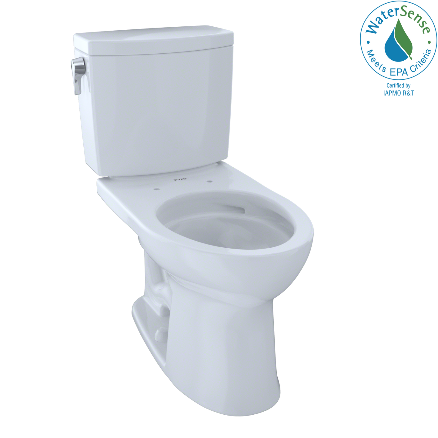 TOTO CST454CUFG#01 Drake II 1G Two-Piece Elongated 1.0 GPF Universal Height Toilet with CEFIONTECT , Cotton White