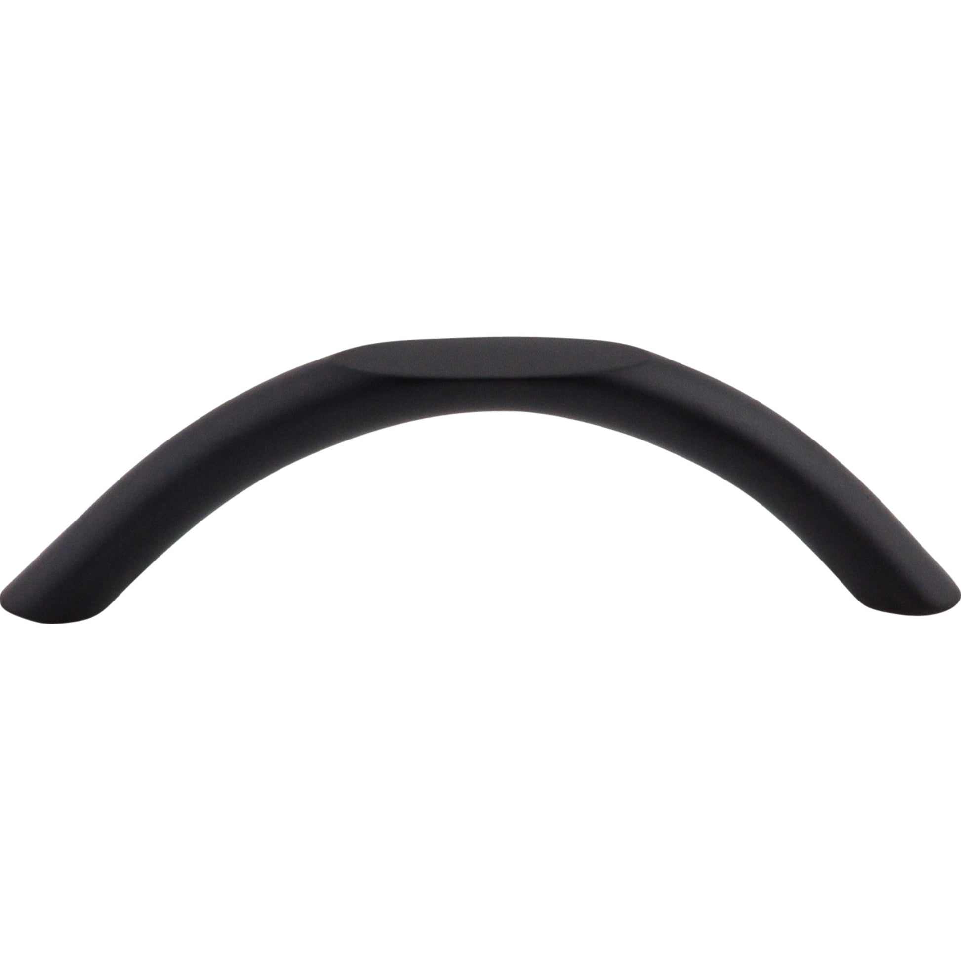 TOP KNOBS M542 Curved Pull 3 3/4 Inch (c-c) Flat Black
