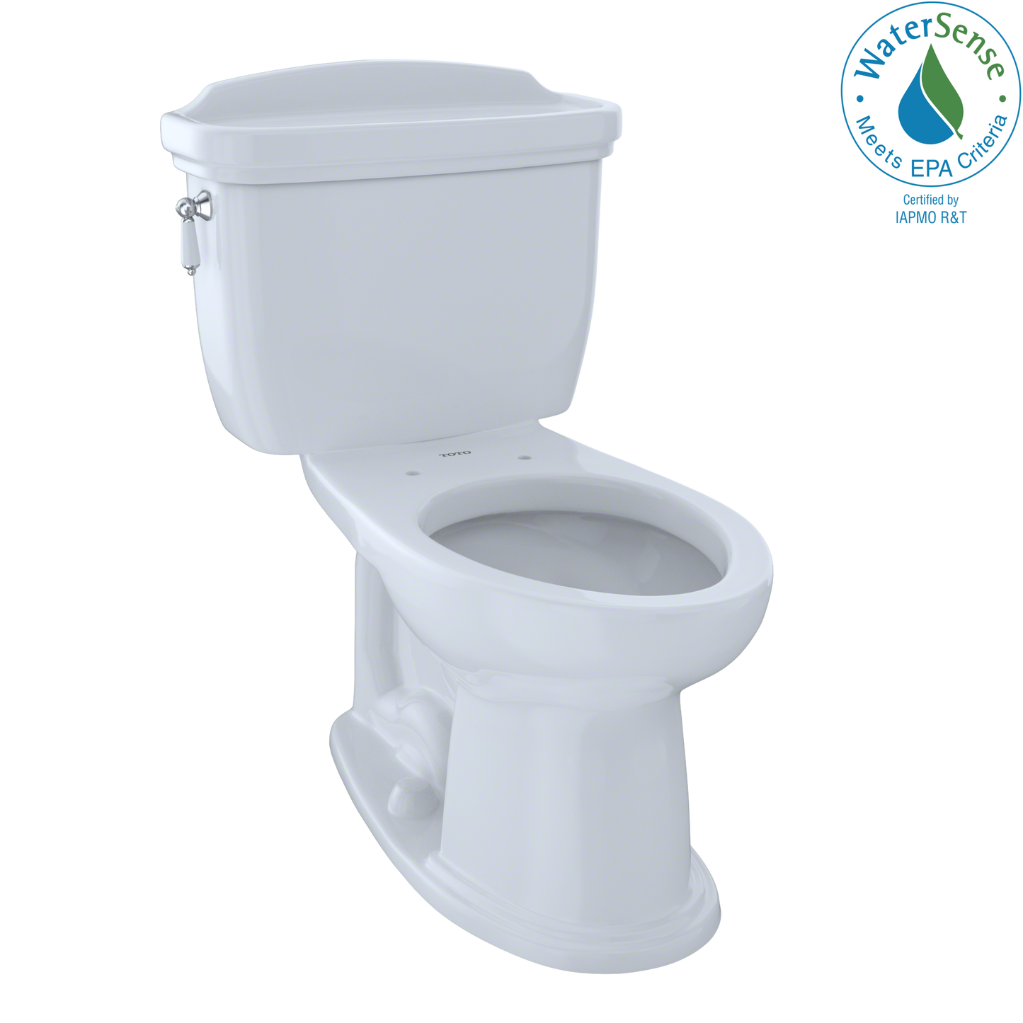 TOTO CST754EF#01 Eco Dartmouth Two-Piece Elongated 1.28 GPF Universal Height Toilet , Cotton White