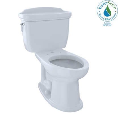 TOTO CST754EF#01 Eco Dartmouth Two-Piece Elongated 1.28 GPF Universal Height Toilet , Cotton White