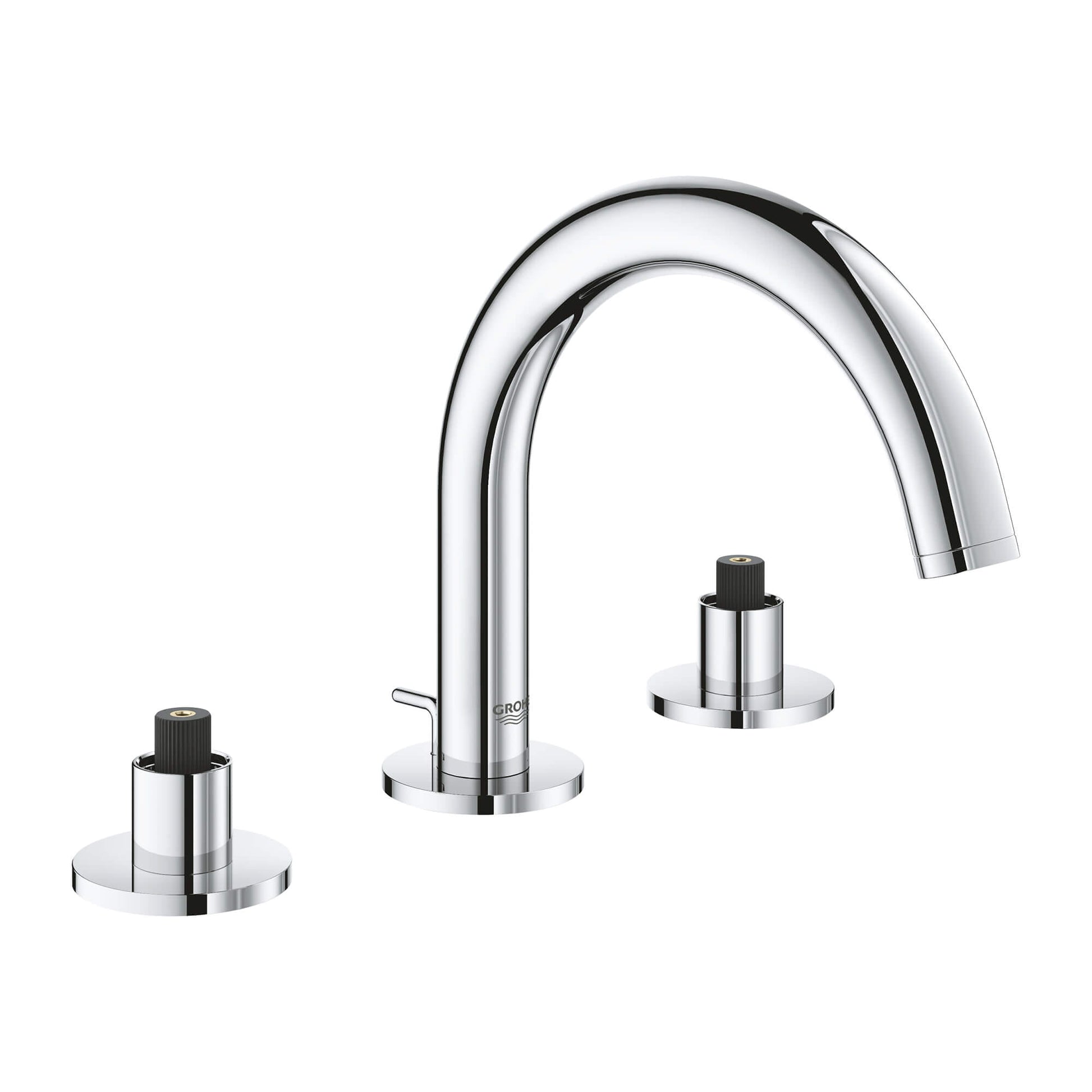 GROHE 20072003 Atrio New Chrome 8-inch Widespread 2-Handle S-Size Bathroom Faucet 1.2 GPM