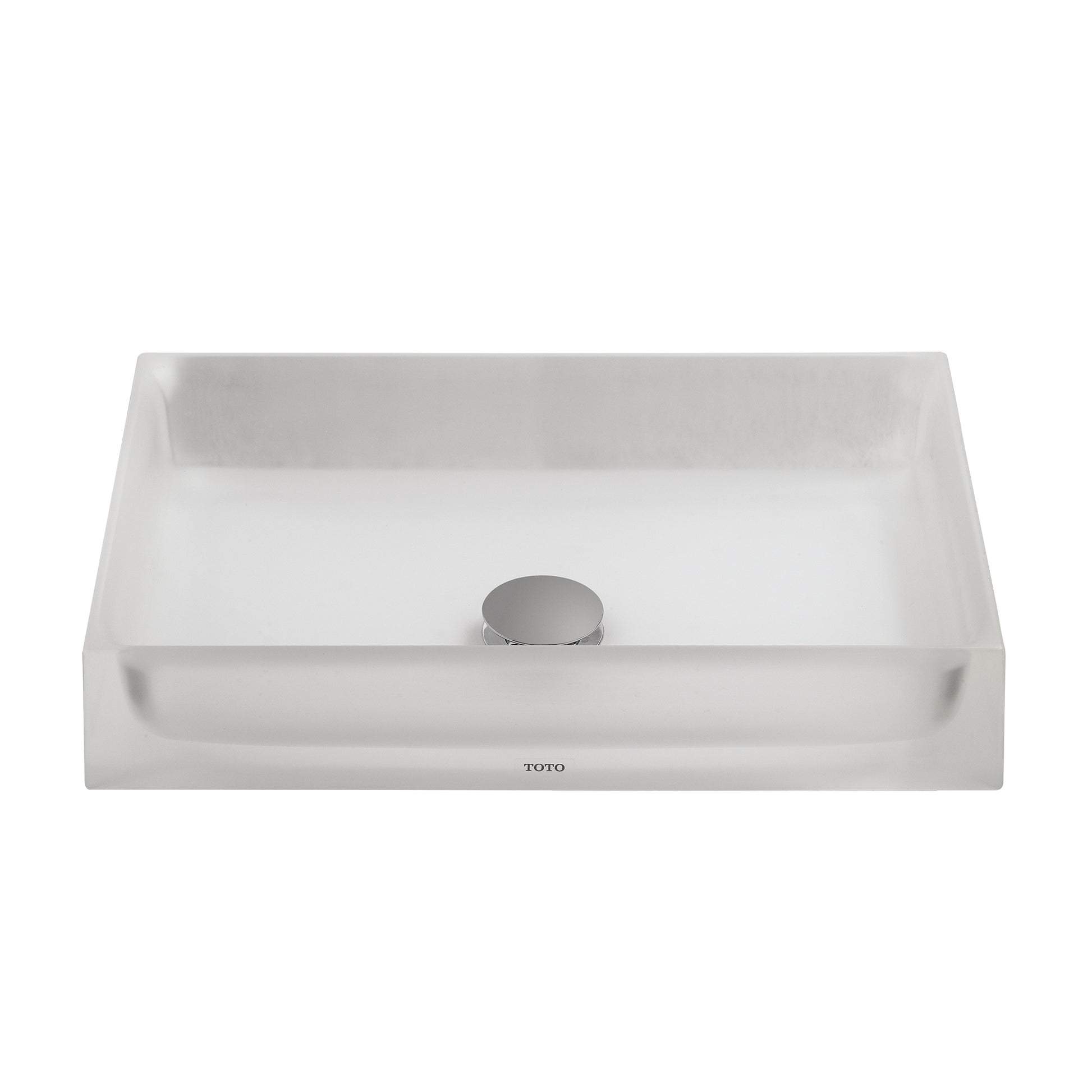 TOTO LLT151#61 Luminist Rectangular Vessel Bathroom Sink , Frosted White