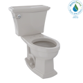 TOTO CST784EF#12 Eco Clayton Two-Piece Elongated 1.28 GPF Universal Height Toilet , Sedona Beige