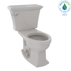 TOTO CST784EF#12 Eco Clayton Two-Piece Elongated 1.28 GPF Universal Height Toilet , Sedona Beige